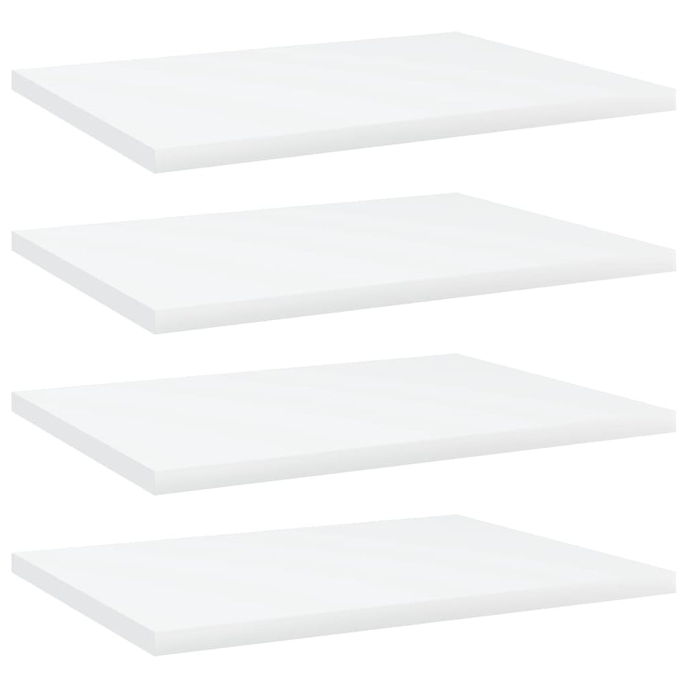 Bücherregal Bretter Weiß 40x30 cm, 4er Set