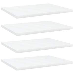 Bücherregal Bretter Weiß 40x30 cm, 4er Set