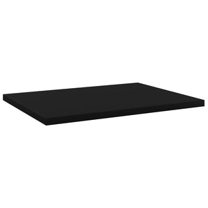 Regalbretter 4er Set Schwarz 40x30 cm
