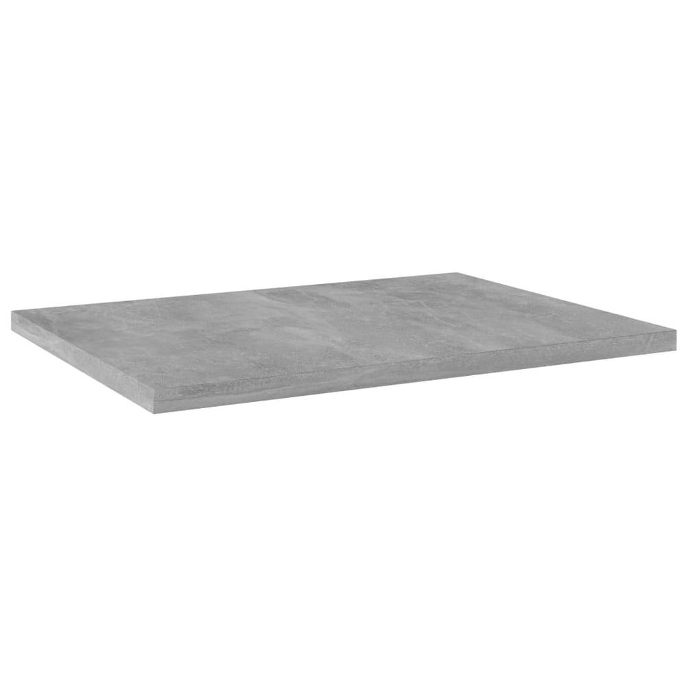 Bücherregal Bretter Betongrau 4er Set