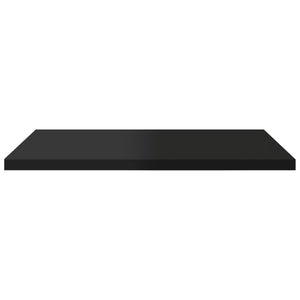 Bücherregal Bretter Schwarz Hochglanz 4er Set