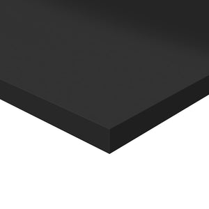 Bücherregal Bretter Schwarz Hochglanz 4er Set