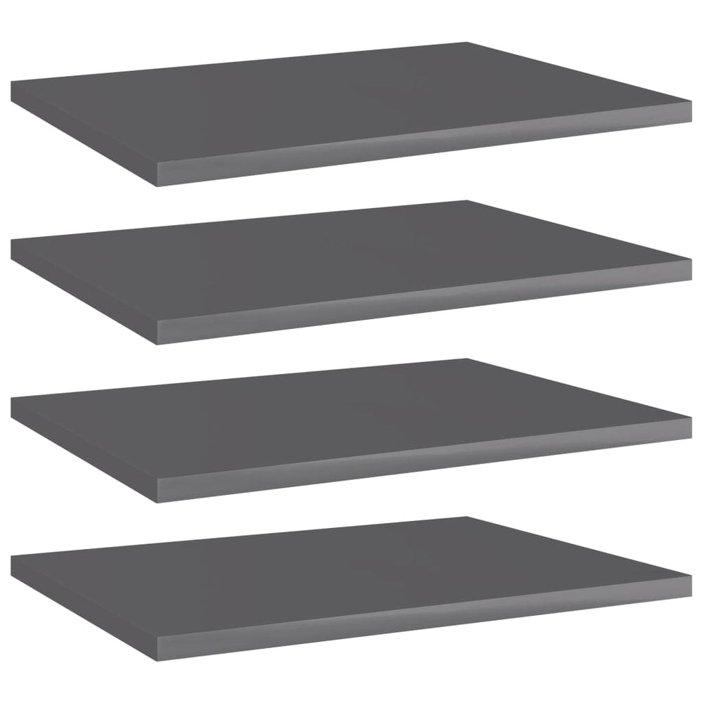 Bücherregal Bretter Hochglanz Grau 40x30