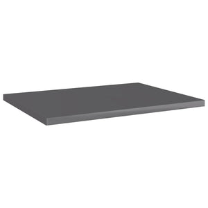 Bücherregal Bretter Hochglanz Grau 40x30