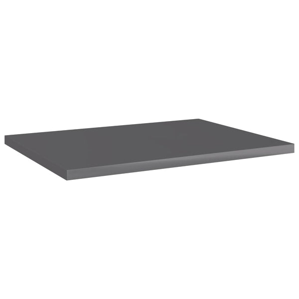 Bücherregal Bretter Hochglanz Grau 40x30
