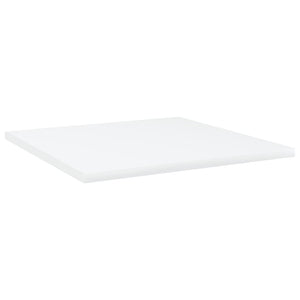 Bücherregal Bretter, 8er Set, Weiß, 40x40 cm