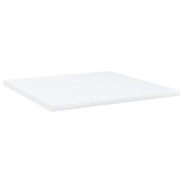 Bücherregal Bretter, 8er Set, Weiß, 40x40 cm