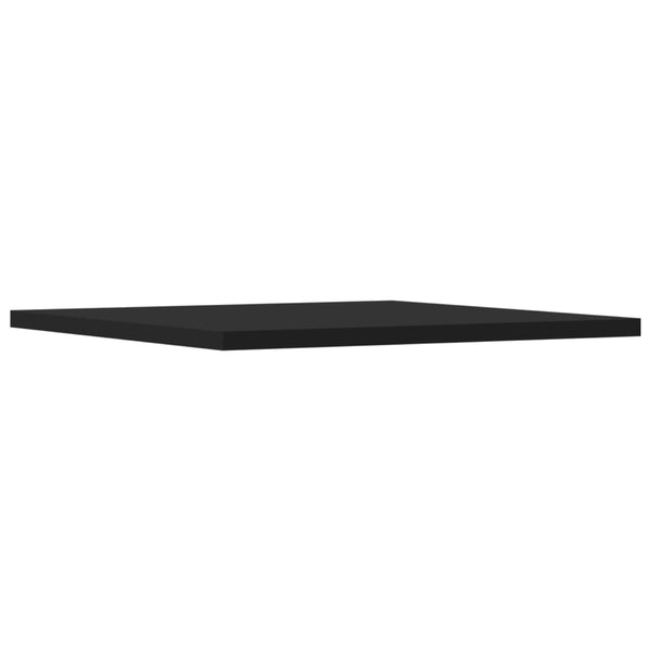 Bücherregal Bretter Schwarz 4er Set