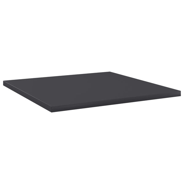 Bücherregal Bretter Grau, 8er-Set