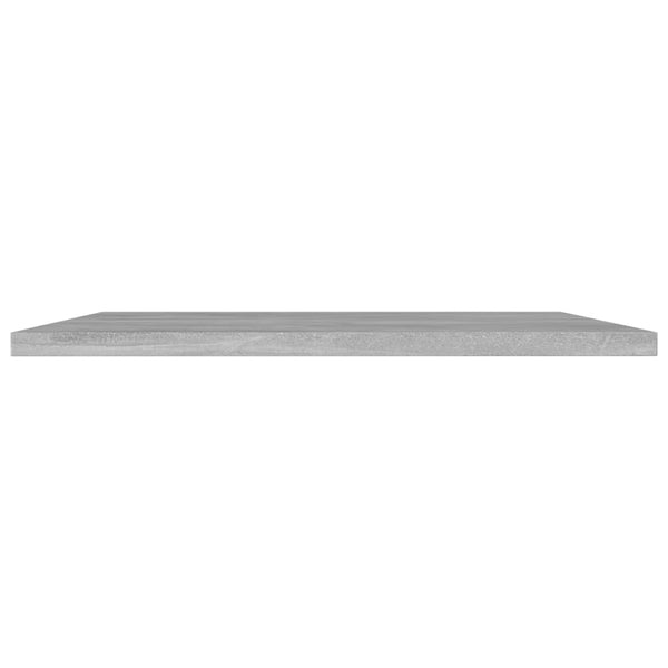 Bücherregal Bretter Betongrau 40x40cm, 4er-Set
