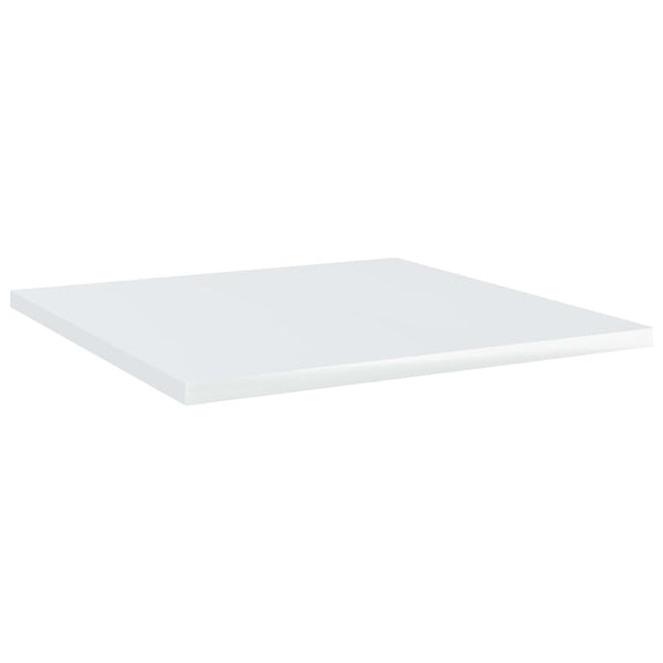 Regalbretter Hochglanz Weiß 40x40 cm, 4er-Set