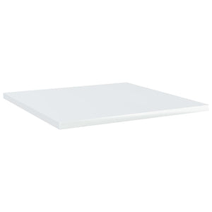 Bücherregal Bretter Hochglanz Weiß 40x40cm 8er Set