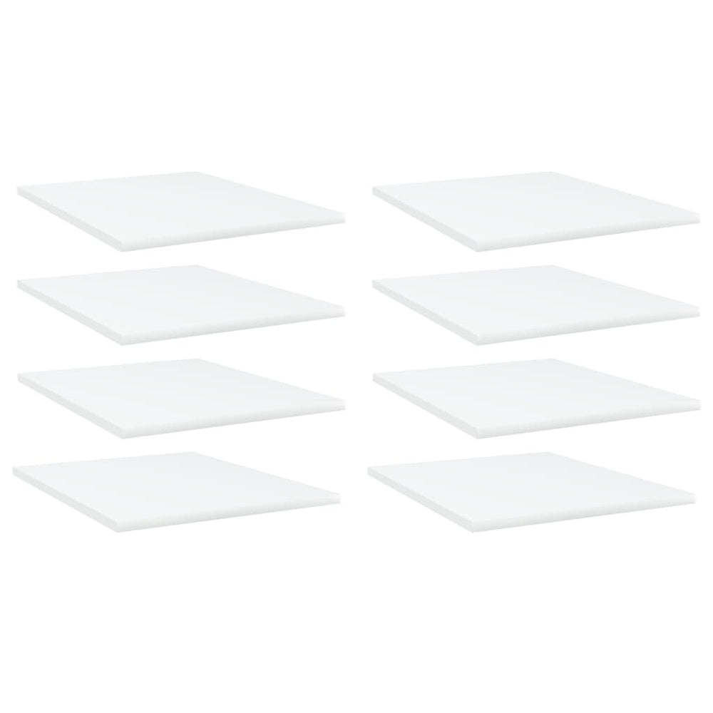 Bücherregal Bretter Weiß 40x50 cm, 8er Set