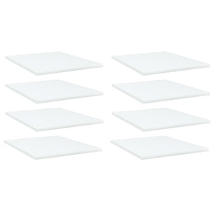 Bücherregal Bretter Weiß 40x50 cm, 8er Set