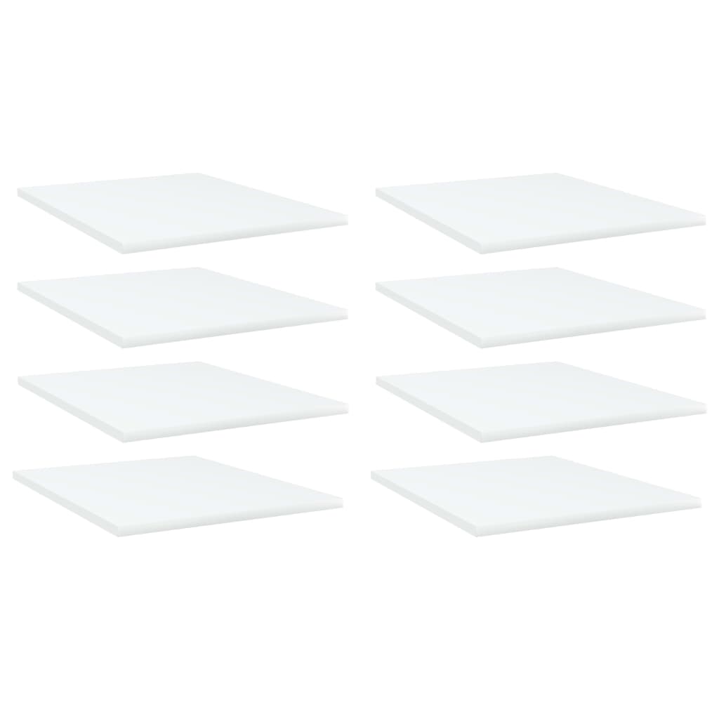 Bücherregal Bretter Weiß 40x50 cm, 8er Set
