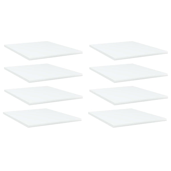 Bücherregal Bretter Weiß 40x50 cm, 8er Set