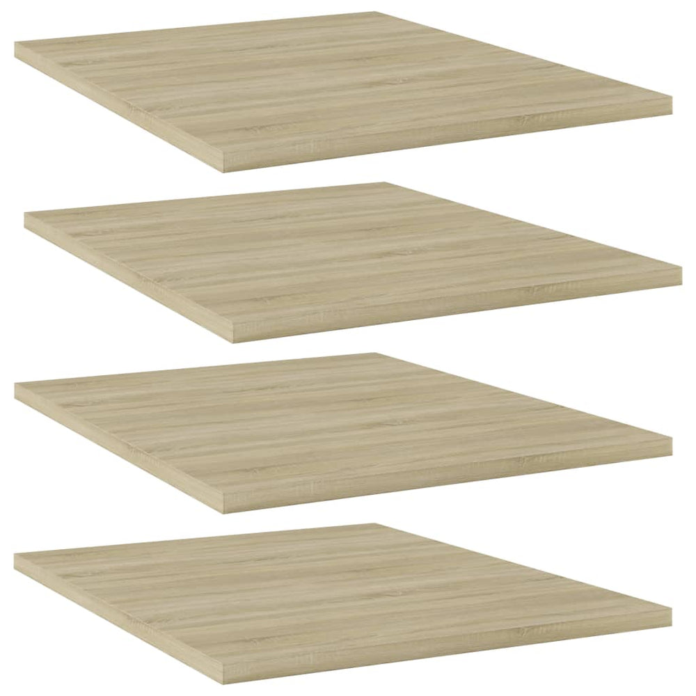 Sonoma Eiche Bücherregal Bretter 40x50 cm, 4er Set