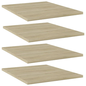 Sonoma Eiche Bücherregal Bretter 40x50 cm, 4er Set