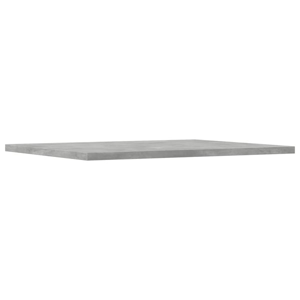 Betongraue Bücherregal Bretter, 8er-Set