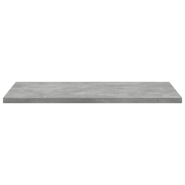 Betongraue Bücherregal Bretter, 8er-Set