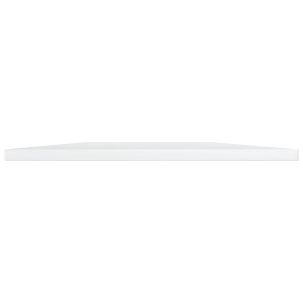 Hochglanz Bücherregal-Bretter, Weiß, 4er-Set