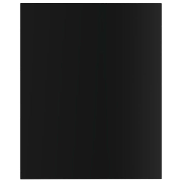 Regalbretter Hochglanz Schwarz 40x50 cm, 4er Set