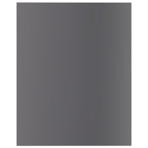 Bücherregal Bretter Grau Hochglanz 40x50cm, 8er Set