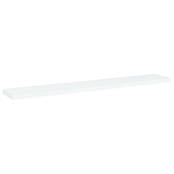 Bücherregal Bretter Weiß 60x10 cm, 4er-Set