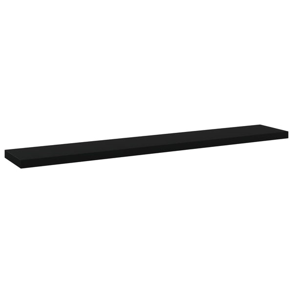 Schwarze Bücherregal Bretter, 60cm, 4er Set