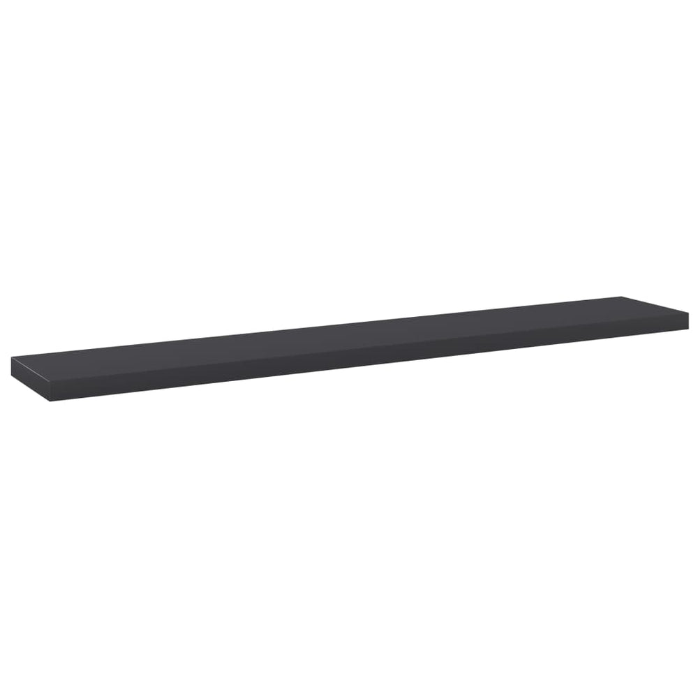 Bücherregal Bretter Grau 60x10cm 4er Set