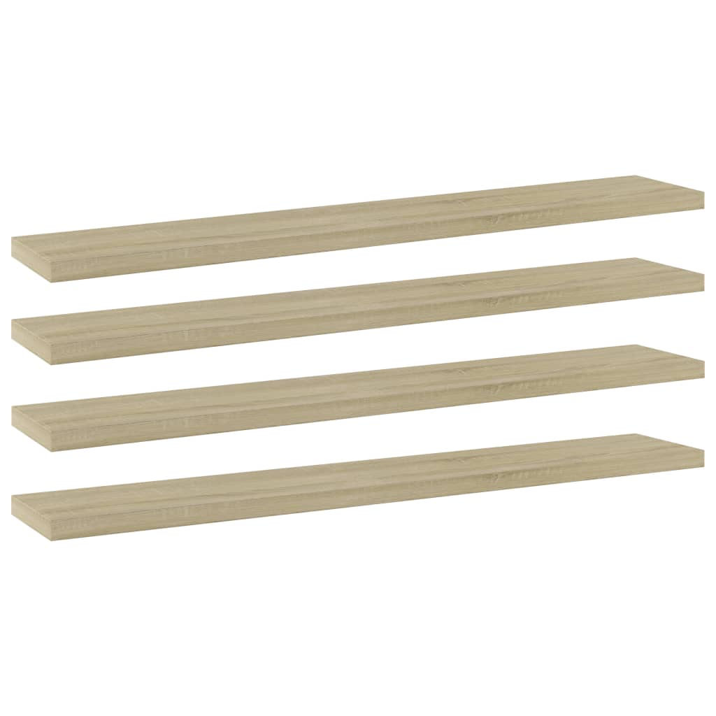 Sonoma Eiche Bücherregal Bretter 60cm 4er Set