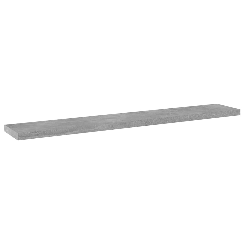 Bücherregal Bretter Betongrau 60x10 cm, 4er-Set
