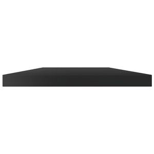 Hochglanz Schwarz Bücherregal Bretter 60cm - 4er Set
