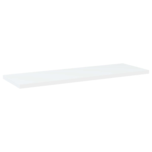 Bücherregal Bretter Weiß 60x20 cm, 4er-Set