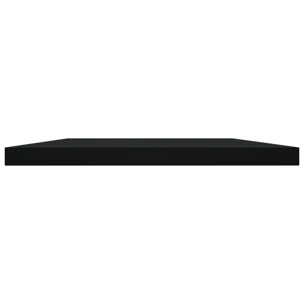 Bücherregal Bretter Schwarz 60x20 cm, 4er-Set