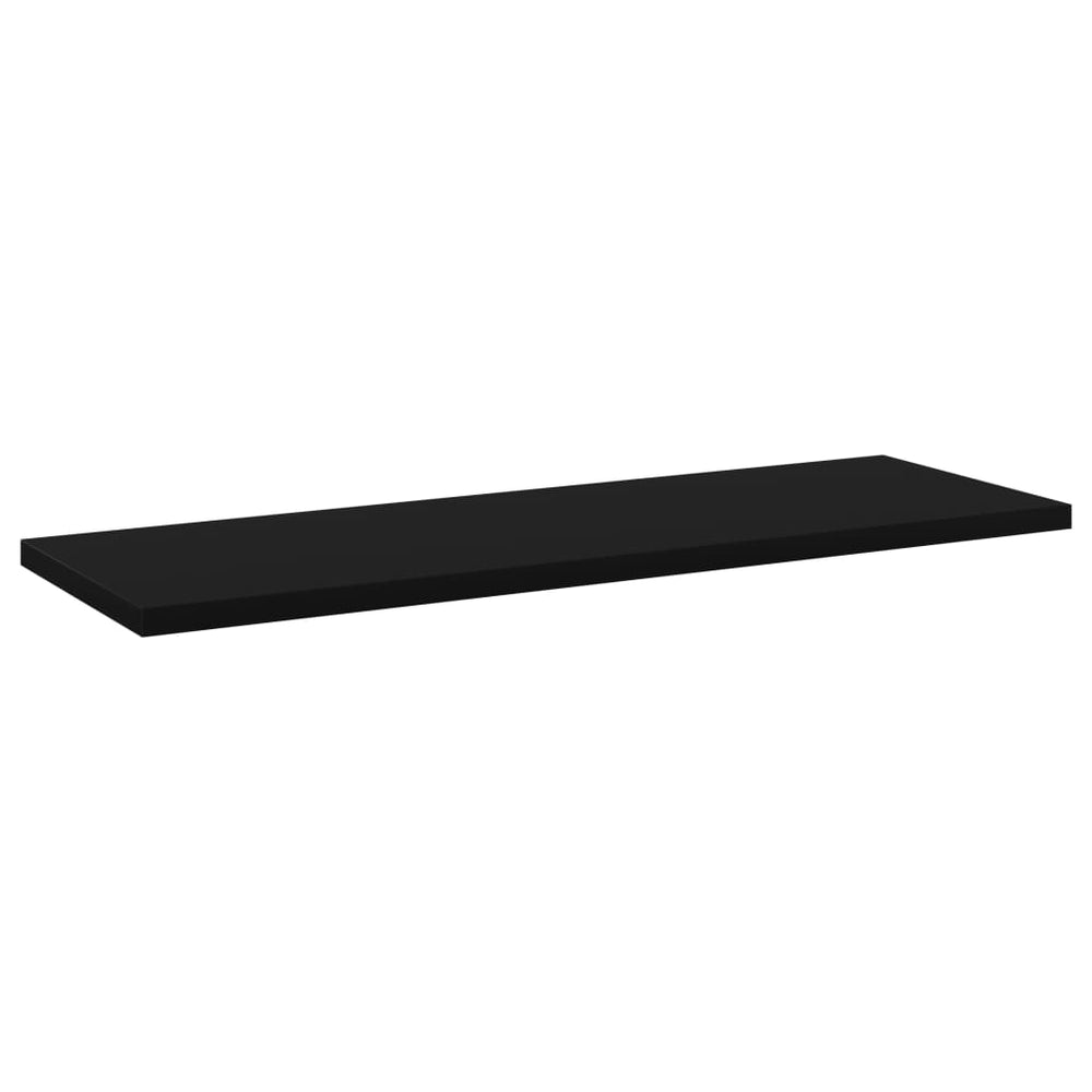 Bücherregal Bretter Schwarz 60x20 cm, 8er Set