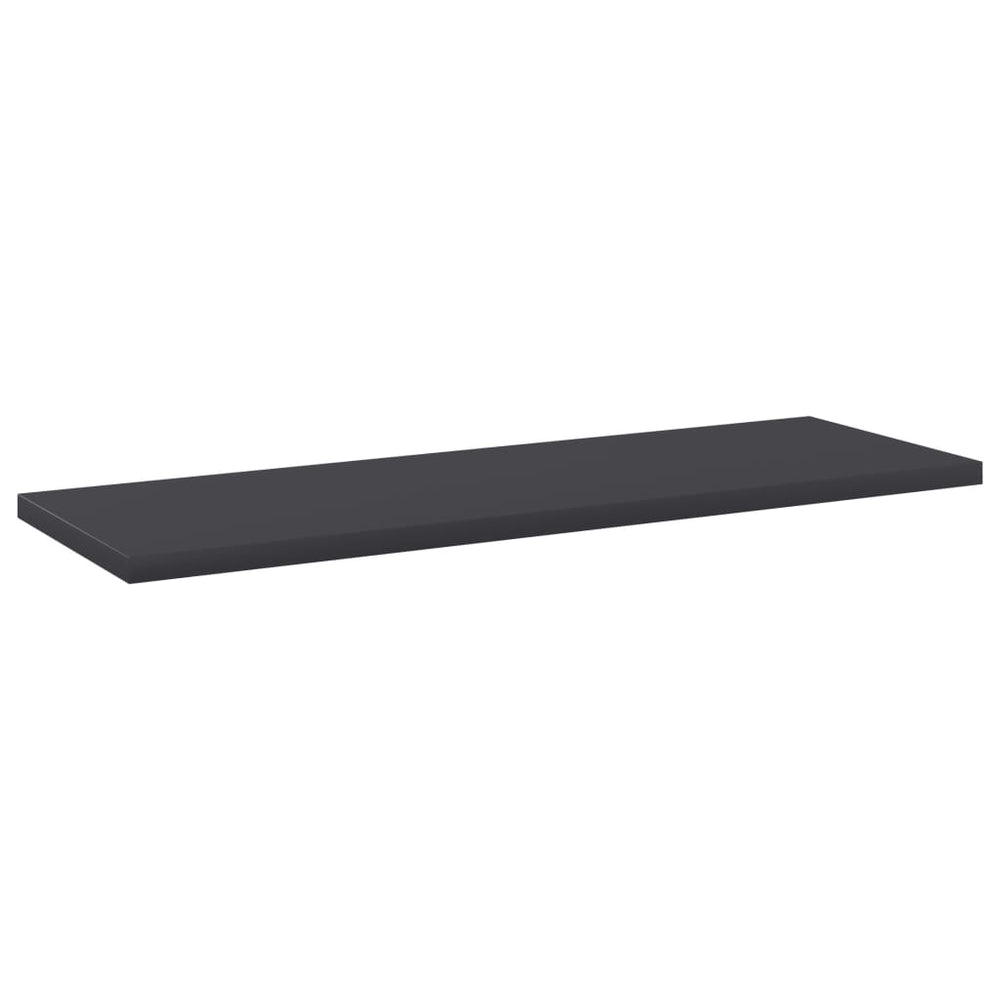 Bücherregal Bretter Grau 60x20 cm, 4er-Set