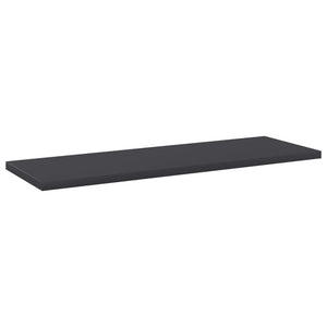 Bücherregal Bretter Grau 60x20 cm, 4er-Set