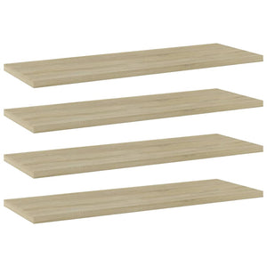 Sonoma Eiche Bücherregal Bretter 60x20 cm - 4er Set