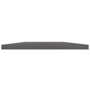 Bücherregal Bretter Hochglanz Grau 60x20cm, 4er Set
