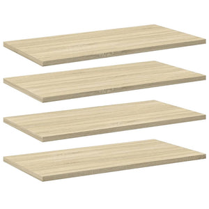 Sonoma Eiche Bücherregal Bretter 60x30cm - 4er Set