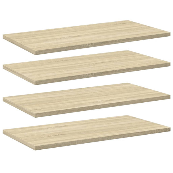 Sonoma Eiche Bücherregal Bretter 60x30cm - 4er Set