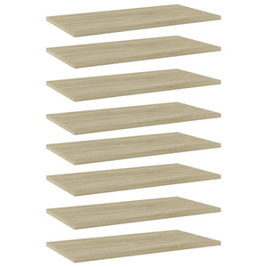 Sonoma Eiche Bücherregal Bretter, 60x30cm, 8er-Set