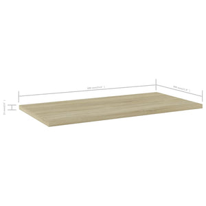 Sonoma Eiche Bücherregal Bretter, 60x30cm, 8er-Set