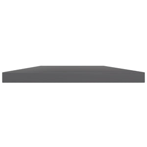 Bücherregal Bretter Hochglanz Grau 60x30 cm, 4er Set