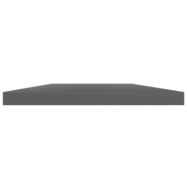 Bücherregal Bretter Hochglanz Grau 60x30 cm, 4er Set