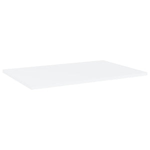 Weiße Bücherregal Bretter 60x40 cm, 4er-Set