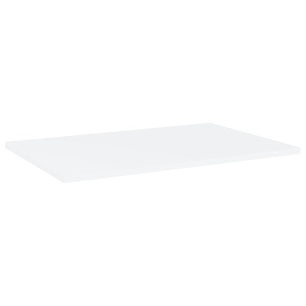 Weiße Bücherregal Bretter 60x40 cm, 4er-Set
