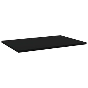 Schwarze Bücherregal-Bretter, 60x40cm, 8er-Set