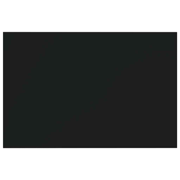 Schwarze Bücherregal-Bretter, 60x40cm, 8er-Set